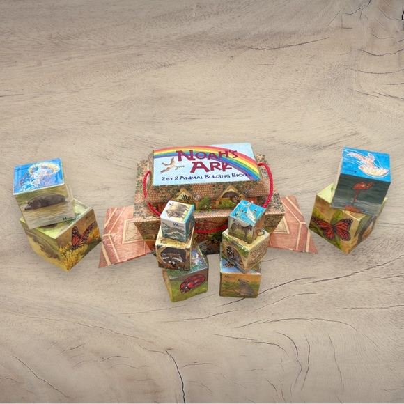 Noah’s Ark 2 by 2 Animal Building Blocks with Ark - Picture 7 of 10